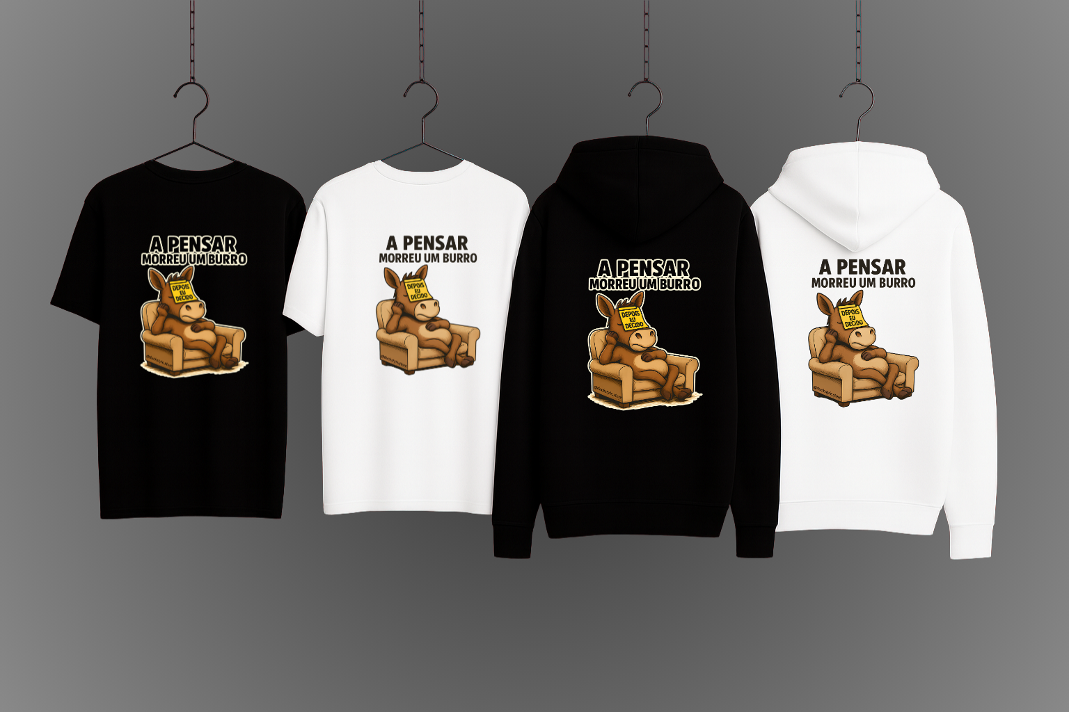 "A pensar morreu um burro"